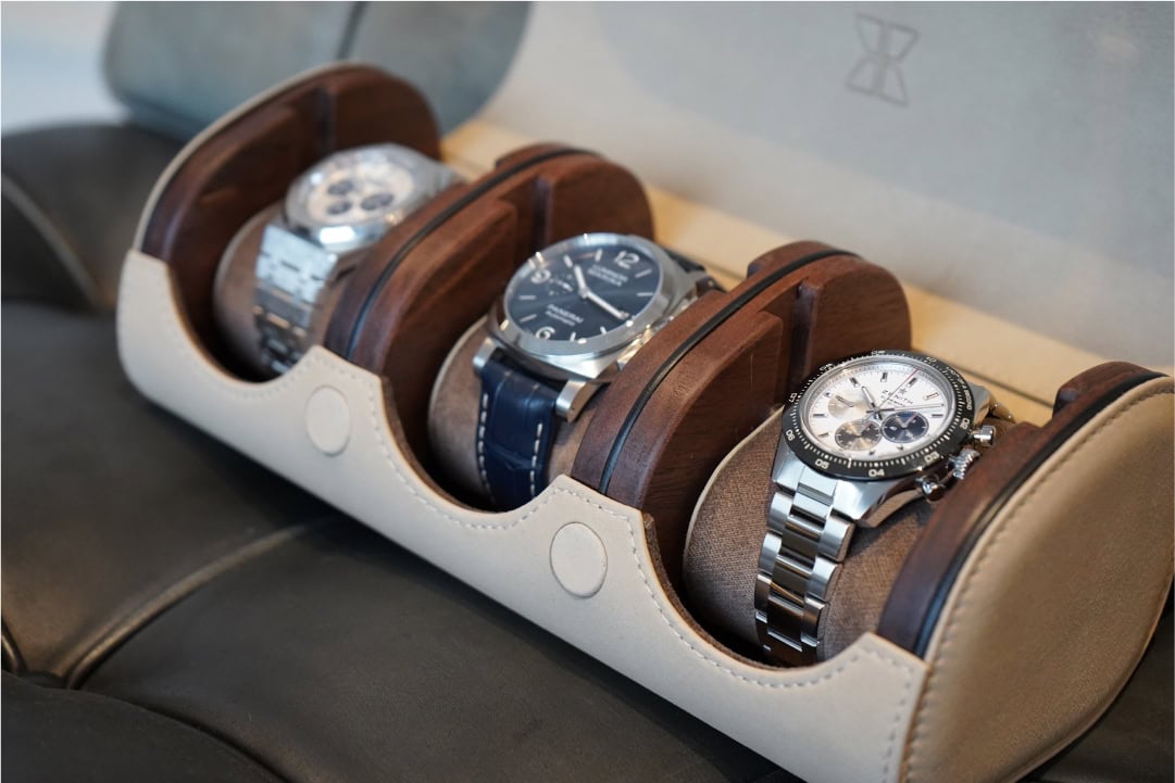 Kundenstory Kayser & Kühl GmbH 9 High End Uhrenetui mit gepolstertem Metall Inlay fuer